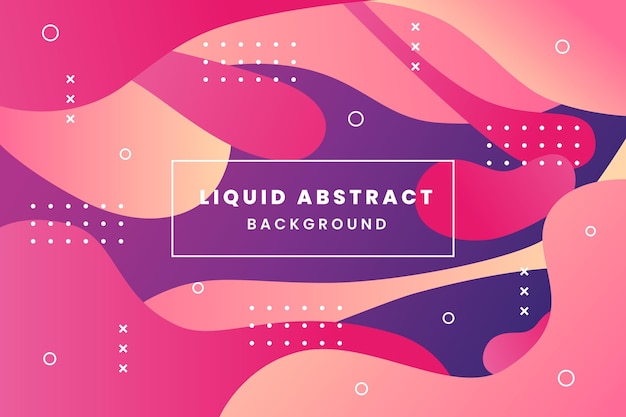 Gradient liquid abstract background