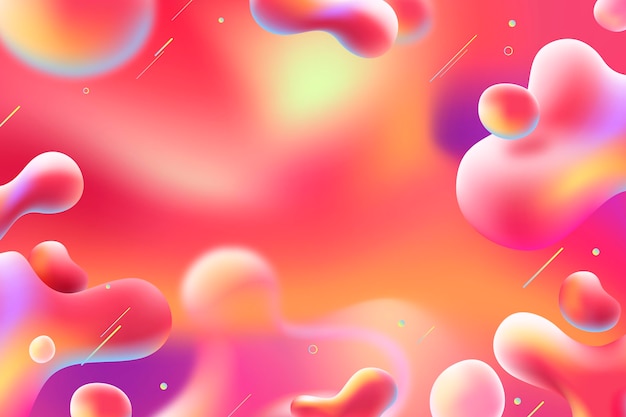 Gradient liquid abstract background