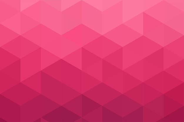 Gradient magenta background on triangle pattern Geometric abstract pixel background