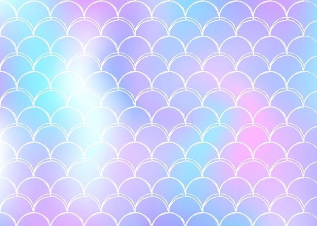 Gradient mermaid background