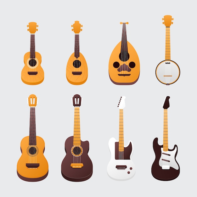 Gradient musical instruments collection