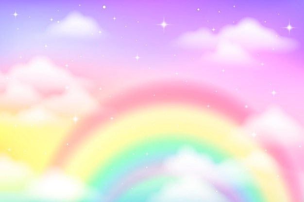 Gradient pastel sky background