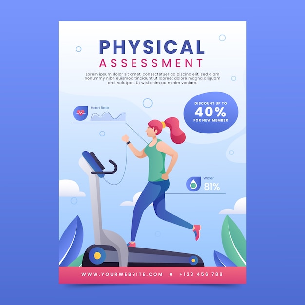 Gradient physical assessment poster