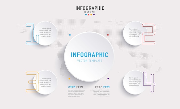 Gradient process infographic