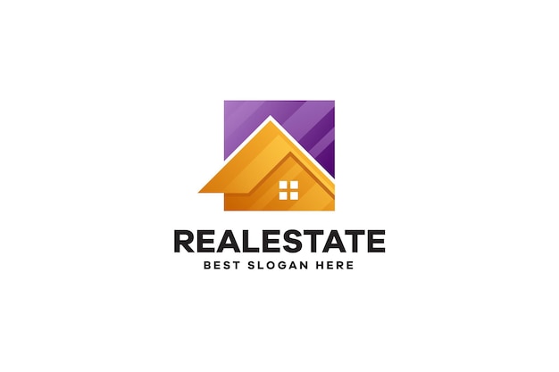 Gradient Real Estate Logo Template