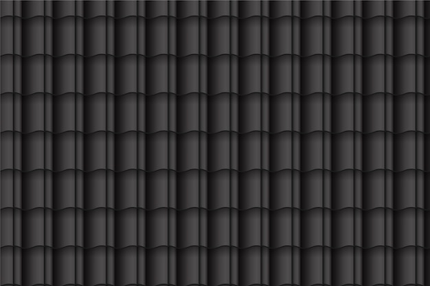 Gradient roof tile pattern design