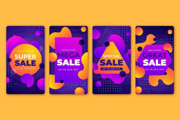 Gradient sale instagram story collection