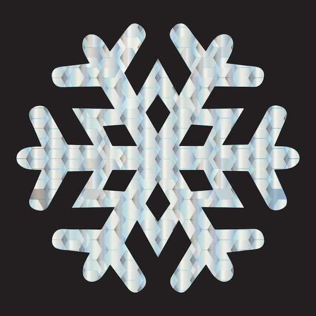 Gradient Snowflake, White Snowflake, Christmas Snowflake, Merry Christmas