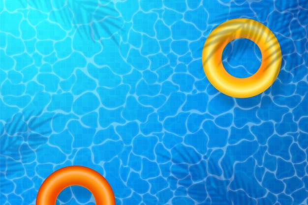 Gradient swimming pool background