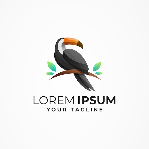 GRADIENT TOUCAN LOGO