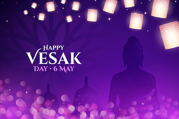 Gradient vesak background