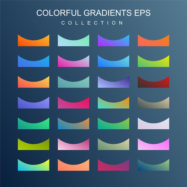 Gradient Vibrant Colorful Pattern Combination Colors Background Free Vector