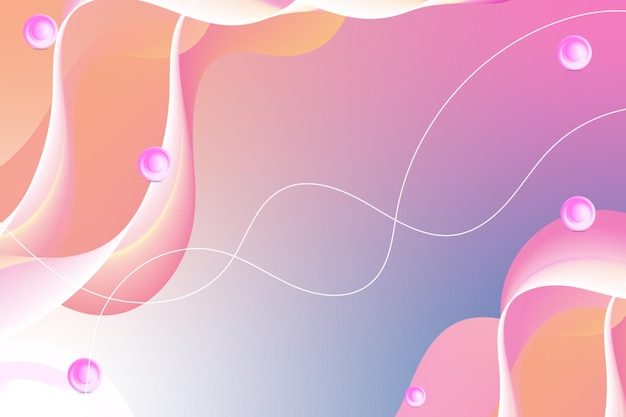 gradient wave abstract background