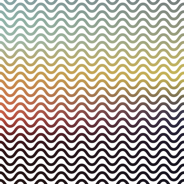 Vector gradient waves pattern, abstract geometric background. luxury and elegant stylei llustration