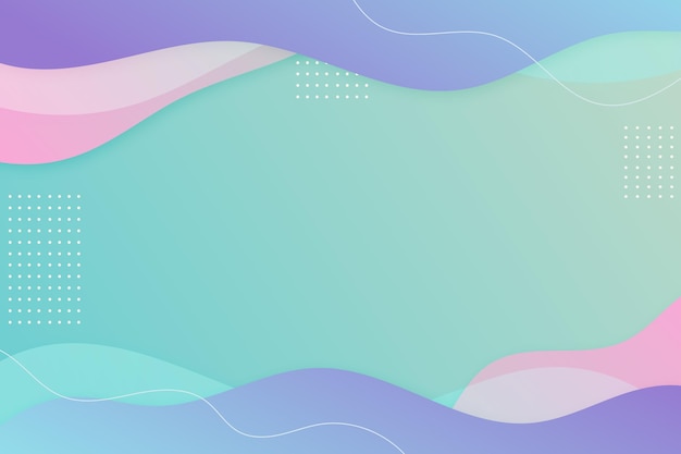 Gradient wavy background