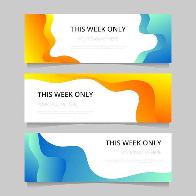 GRADIENT WEB BANNERS TEMPLATE