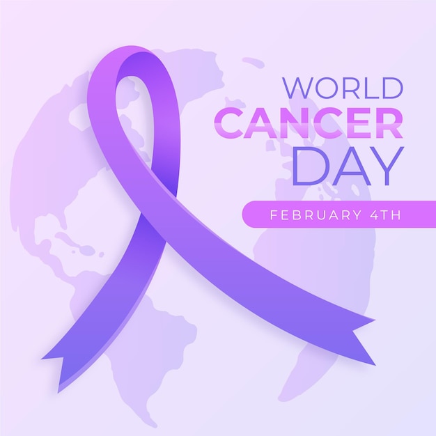 Gradient world cancer day