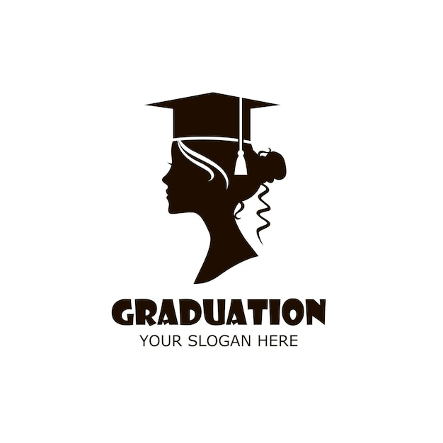 graduate girl silhouette