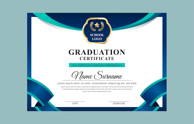 Graduation Certificate Template