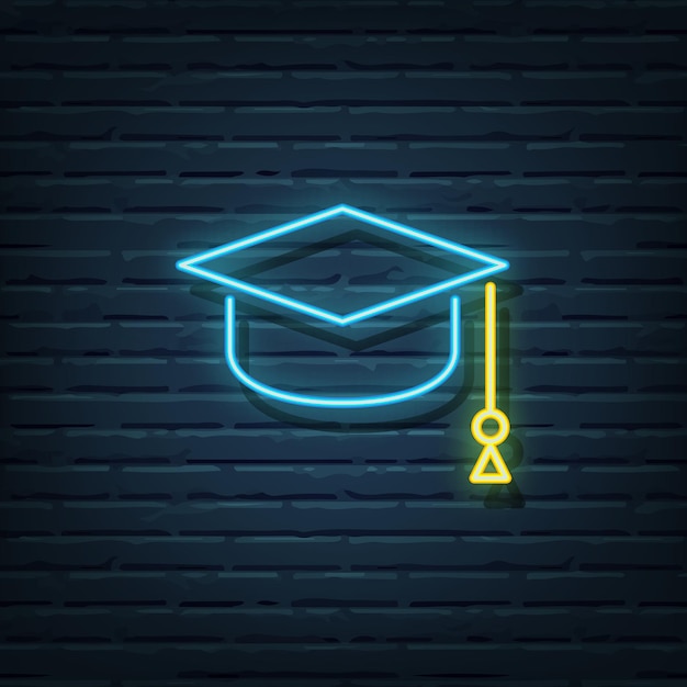 Graduation Neon Sign Elements