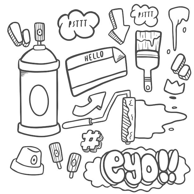 Graffiti Sticker Doodle Pack