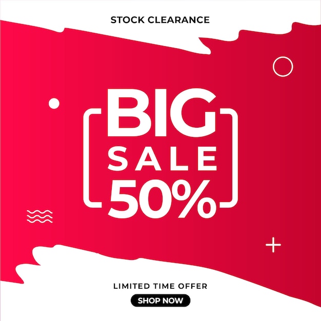 Grand or Big sales background Free Vector