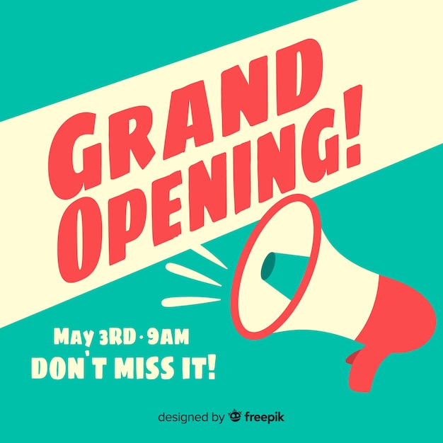 Grand opening