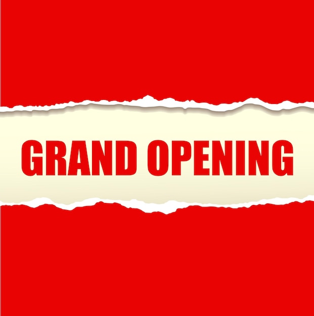 Grand opening