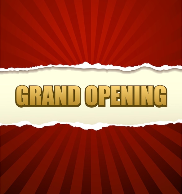 Grand opening