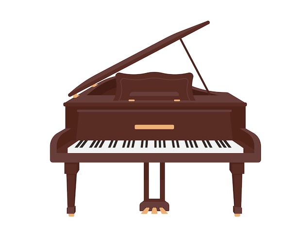 Grand Piano Classical wooden Keyboard musical instrument icon