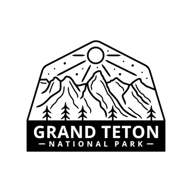 Grand Teton National Park Sticker