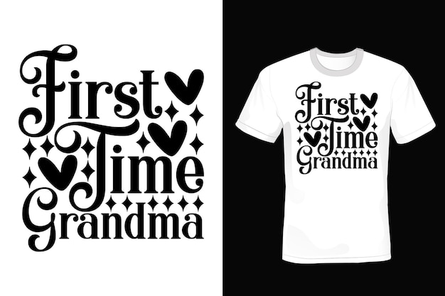 Grandma T shirt design, typography, vintage