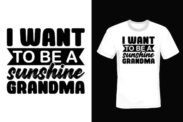 Grandma T shirt design, typography, vintage