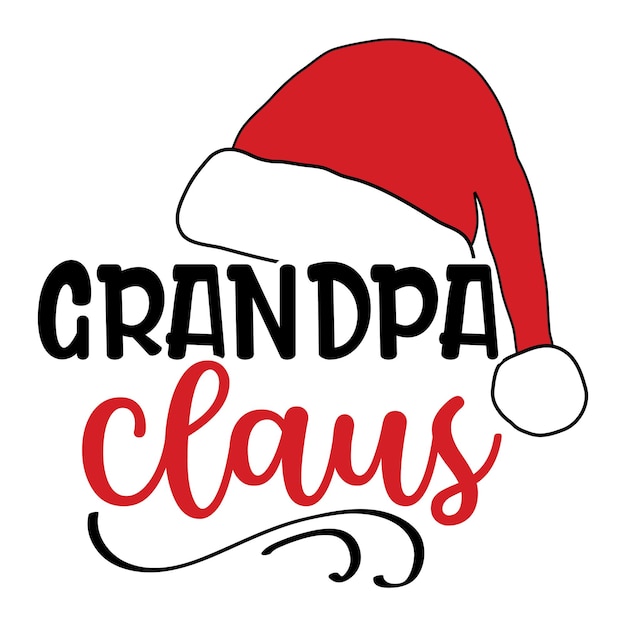 Grandpa Claus t shirt design