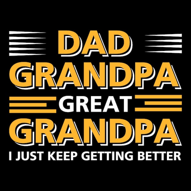 Grandpa t shirt design