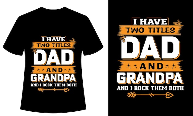 Grandparents day, Grandma, Grandpa, Fathers day, Mother's Day, Family lover Typography T-shirt