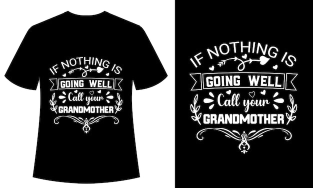 Grandparents day, Grandma, Grandpa, Fathers day, Mother's Day, Family lover Typography T-shirt