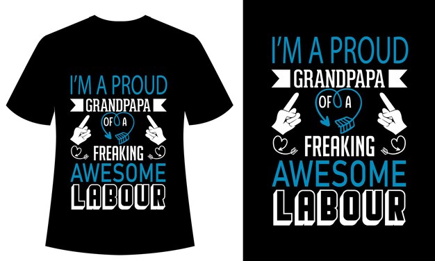 Grandparents day, Grandma, Grandpa, Fathers day, Mother's Day, Family lover Typography T-shirt