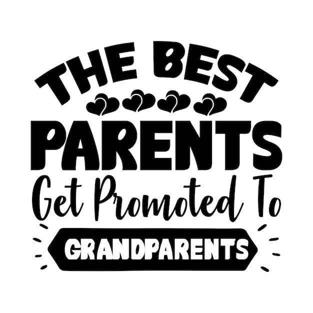 Vector grandparents day t shirt design