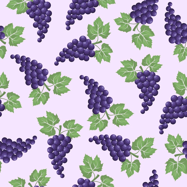 Grape Fruit Seamless Pattern