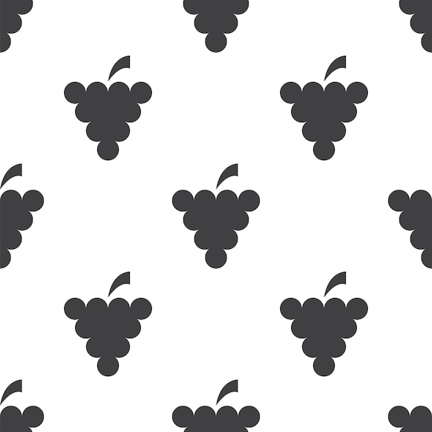 Grapes, vector seamless pattern, Editable can be used for web page backgrounds, pattern fills