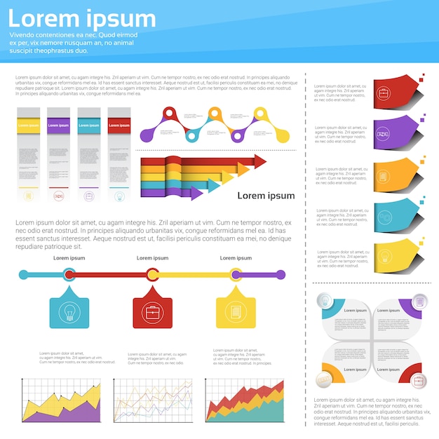 Graph Set Finance Diagram Infographic