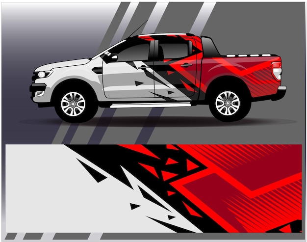 Graphic abstract stripe racing background designs for vehicle rally race adventure and car racing