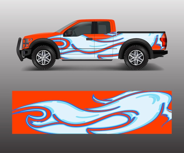 Vector graphic abstract stripe racing modern designs for wrap vehicle race car speed offroad rally adventure