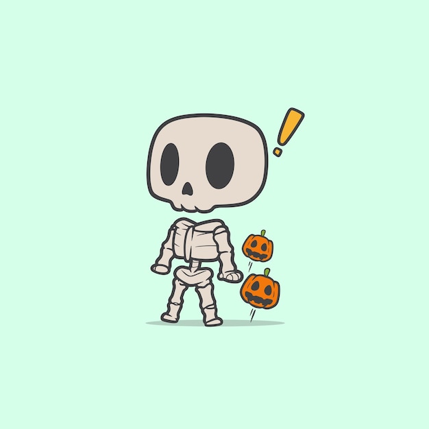 Graphic character skeleton shocks