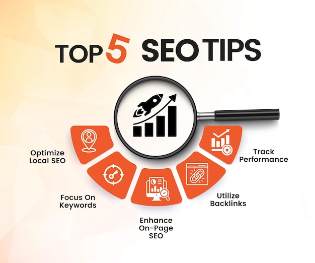 Vector a graphic of a chart that says top tips