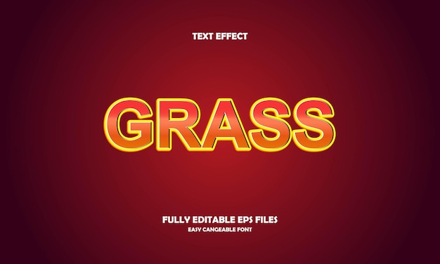 Grass text effect