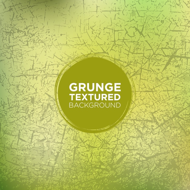 Grassy Grunge Background with Cracked Texture 