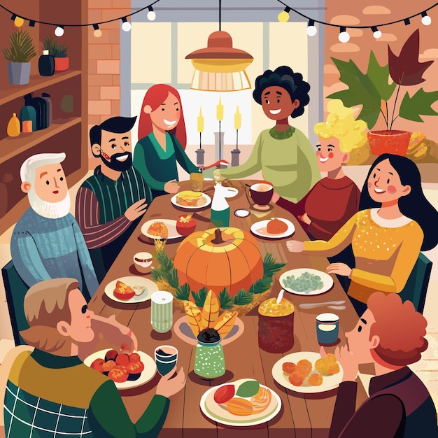 Gratitude and Gathering A Thanksgiving Setting