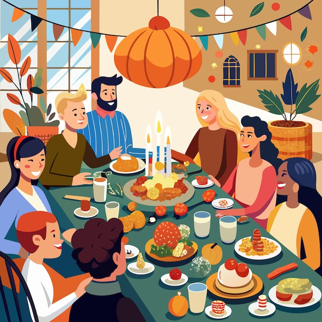 Gratitude and Gathering A Thanksgiving Setting